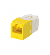 Jacks & Plug PANDUIT PANDUIT CJ688TGYL CJ688TGYL | Jack RJ45 Mini-Com Cat6, Amarillo, 8 posiciones, 8 cables, Panduit