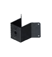 Panorámica PELCO PELCO OBE-05-OBA OBE-05-OBA | PELCO Soporte de esquina para exteriores Negro cámara Evolution 360 grados Incl.