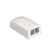 Canalizacion PANDUIT NK2BXIW-A NK2BXIW-A| Caja de Montaje en Superficie para 2 Módulos Keystone, Panduit