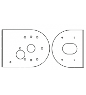 Domo PELCO PELCO IMP3PMB-1I IMP3PMB-1I | PELCO Montaje de pared para cámara Sarix Professional 3 Dome