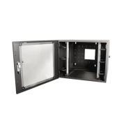 Gabinetes SIEMON SIEMON WC2-P101-12 WC2-P101-12 | Gabinete de Pared Estándar de 19in, Abatible, de 12 UR, 610 mm de Profundidad
