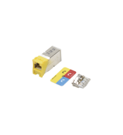 Jacks & Plug SIEMON SIEMON Z6A-S05 Z6A-S05| Jack Z-MAX Cat6A, Blindado, Montajehíbrido en Placa de Pared (Plano y Angulado), Col