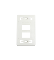  Face Plate SIEMON SIEMON MX-FP-S-04-02B MX-FP-S-04-02B| Placa de pared modular MAX, de 4 salidas, color blanco,Versión bulk (ve