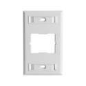 CT2-FP-02| Placa de Pared CT, Para un Acoplador, Color Blanco - SIEMON