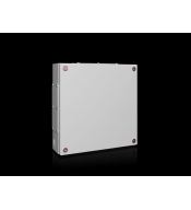 Cajas y Registros RITTAL RITTAL 1539000 1539000 | RITTAL Caja 400x400x120 mm KX Caja de bornes, chapa de acero, con placa entrad