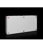 Cajas y Registros RITTAL RITTAL 1538000 1538000 | RITTAL Caja 600x300x120 mm KX Caja de bornes, chapa de acero, con placa entrad