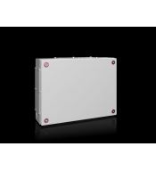 Cajas y Registros RITTAL RITTAL 1536000 1536000 | RITTAL Caja 400x300x120 mm KX Caja de bornes, chapa de acero, con placa entrad