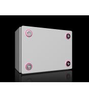 Cajas y Registros RITTAL RITTAL 1529000 1529000 | RITTAL Caja 200x200x120 mm KX Caja de bornes, chapa acero, sin placa entrada d