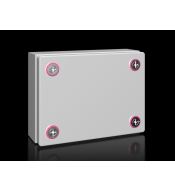 Cajas y Registros RITTAL RITTAL 1528000 1528000 | RITTAL Caja 200x200x80 mm KX Caja de bornes, chapa acero, sin placa entrada de