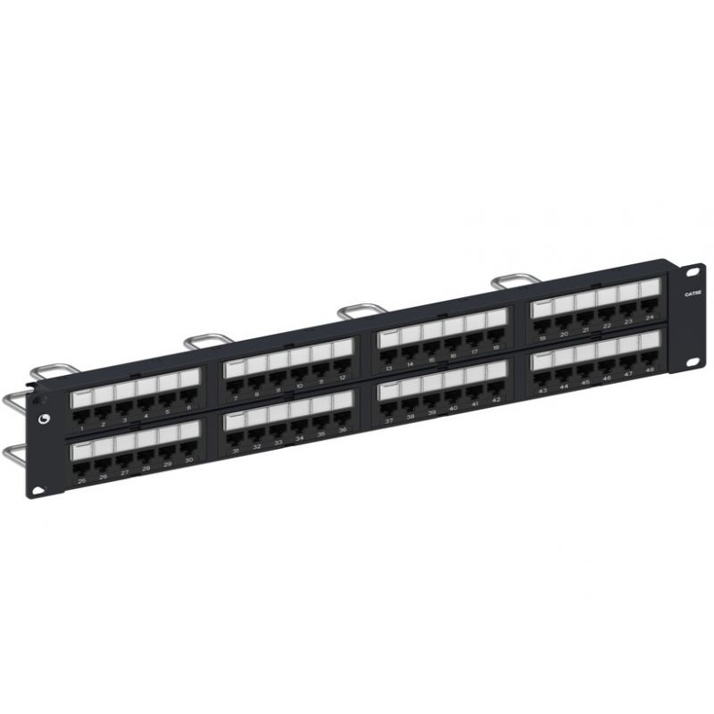 760180018 | CPP-5E-DM-2U-48 | PANEL DE DISTRIBUCIÓN, CAT 5E, 2U, 48 ...