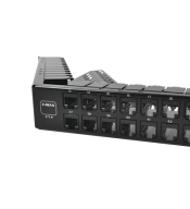 Patch Panels SIEMON SIEMON Z6A-PNLA-U48K Z6A-PNLA-U48K| Patch Panel UTP Z-MAX Categoria 6A, de 48 puertos, Angulado, 1UR - SIEMO