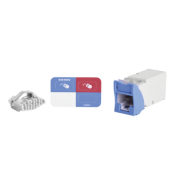 Jacks & Plug SIEMON SIEMON Z6-06 Z6-06| Jack Z-MAX UTP Categoria 6, Montaje híbrido en Placa de Pared (Plano y Angulado), Color