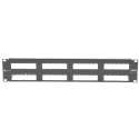 MX-PNL-48-C | SIEMON PATCH PANEL MAX MODULAR, VERTICAL UTP 48 PTOS PLANO 2U NEGRO