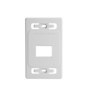  Face Plate SIEMON SIEMON MX-FP-S-02-02B MX-FP-S-02-02B| Placa de pared modular MAX, de 2 salidas, color blanco, version bulk (v