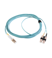 Jumper´s FO SIEMON SIEMON FJ2-LCSC5L-01AQ FJ2-LCSC5L-01AQ| Jumper de Fibra Óptica Multimodo 50/125 XGLO OM3, LC-SC Duplex, OFNR