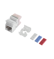Jacks & Plug SIEMON SIEMON MX6-02 MX6-02| Jack MAX UTP Categoria 6, Estilo 110, Montaje Angulado, Color Blanco - SIEMON