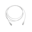 MC6-07-02-28B| Patch Cord MC6 Cat6 UTP, CM/LS0H, 7ft, Blanco, Diámetro Reducido (28AWG),Versión ecológica sin empaque - SIEMON