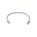 ZM6A-S01-08B| Patch Cord Z-MAX Cat6A S/FTP, CM/LS0H, 1ft, Color Violeta,Versión Bulk (version ecológica sin empaque) - SIEMON