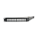 KPNL-A1-24-01S | SIEMON PATCH PANEL UTP KEYSTONE 24 PUERTOS MODULAR, ANGULADO, 1UR, JACKS KEYSTONE UTP Z-MAX Y MAX