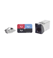 Jacks & Plug SIEMON SIEMON Z6A-S01 Z6A-S01| Jack Z-MAX Cat6A, Blindado, Montaje híbrido en Placa de Pared (Plano y Angulado), Co
