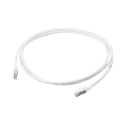 SP6A-S07-02| Patch Cord Skinny Cat6A Blindado S/FTP, 7ft, Diámetro Reducido 28 AWG, Color Blanco - SIEMON