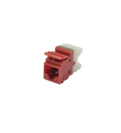 Jacks & Plug SIEMON SIEMON MX6-F03 MX6-F03| Jack MAX UTP Categoria 6, Estilo 110, Montaje Plano, Color Rojo - SIEMON