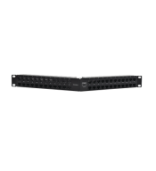 Patch Panels SIEMON SIEMON Z-PNLA-U48E Z-PNLA-U48E| Patch Panel Z-MAX de 48 puertos, Modular, Angulado, 1UR - SIEMON