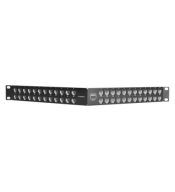 Patch Panels SIEMON SIEMON ZS-PNLA-U48E ZS-PNLA-U48E| Patch Panel Z-MAX, Blindado, de 48 puertos, Modular, Angulado, 1UR - SIEMO