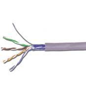 Cable U/UTP F/UTP SIEMON SIEMON 9A5M4-E2 9A5M4-E2| Bobina de Cable Blindado F/UTP de 4 Pares, Cat5e, Cobre, PVC (CM), Color Gris