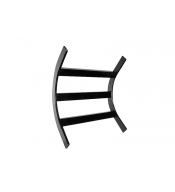 Porta Cables Chatsworth CPI CPI 10723-712 10723-712 | Curva Exterior Para Escalerilla Portacable 12"W, Negro - CPI