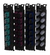 Conectores BELDEN BELDEN FF4X12LD FF4X12LD | Adaptadores de fibra 12 duplex LC (24 hilos) OM4 - BELDEN.