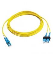  Jumper´s FO BELDEN BELDEN FPSLDSD003M FPSLDSD003M | Jumper duplex de fibra optica LC-SC, OS2, amarillo, 3 metros - BELDEN.