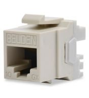  Jacks & Plug BELDEN BELDEN AX102286 AX102286 | Jack modular 10GX, Cat 6A, RJ45, KeyConnect, Amarillo - BELDEN.