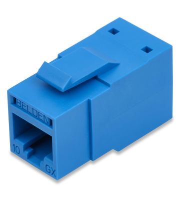 RVAMJKURD-S1 | BELDEN CONECTOR MODULAR JACK RJ45 CAT6A REVCONNECT RVAMJKURD-S1 ESTILO KEYCONNECT ROJO