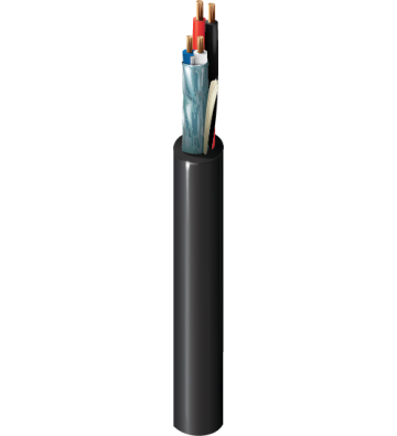 1392A 0101000 | BELDEN CABLE MULTI-CONDUCTOR 2X18 AWG Y 2X22 AWG NEGRO CMR.