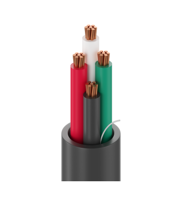 5302UE 008U1000 | BELDEN CABLE MULTI-CONDUCTOR 4 X 18 AWG GRIS CMR.