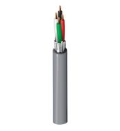 Cables Especiales BELDEN BELDEN 5302FE 0081000 5302FE 0081000 | Cable 18-4C STR BC PP FOIL SHD PVC JKT GRY CMR 75C - BELDEN.