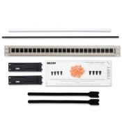 Patch Panels BELDEN BELDEN AX103254 AX103254 | Panel de parcheo 10GX KeyConnect, 24 puertos, 1U, Acero, color titanio - BELDEN
