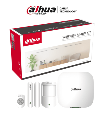 DHI-ART-ARC3000H-03-FW2 | DAHUA - Kit de alarma inalámbrico, Conexión: Wifi, ethernet y 4G.