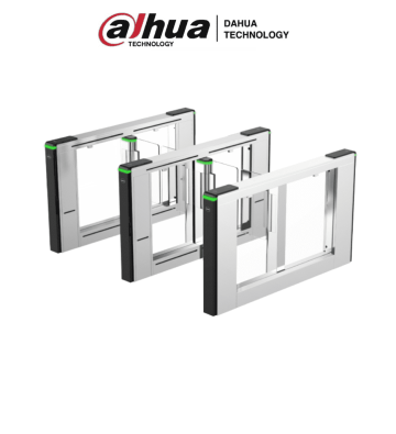 DHI-ASGB611X-R | DAHUA - Barrera de medio cuerpo con puerta de cortesía de acrílico (R) Derecha