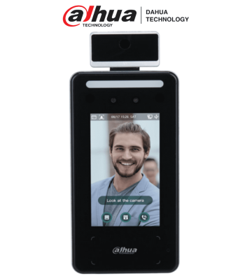 DHI-ASI6213J-FT1 | DAHUA - Control de acceso facial con medición de temperatura, Pantalla de 4.3 pulgadas
