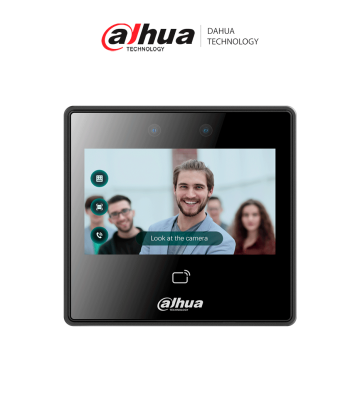 DHI-ASI3213A-W | DAHUA - Control de Acceso con Reconocimiento Facial, pantalla de 4.3 Pulgadas