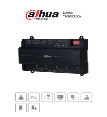 DHI-ASC2202B-D | DAHUA - Panel de Control de Acceso de 2 Puertas y 4 Lectoras