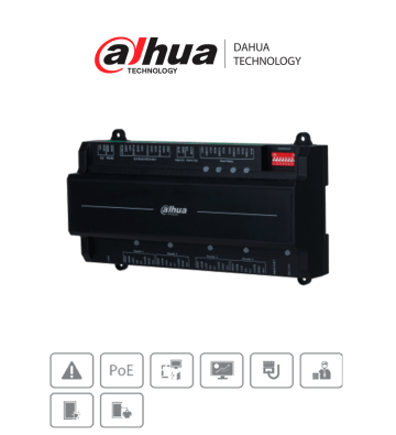 DHI-ASC2204B-S | DAHUA - Panel de Control de Acceso para 4 Puertas y 4 Lectoras