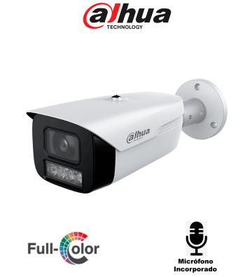 DH-HAC-HFW1509MHN-A-LED-0360B-S3 | DAHUA - Cámara Bullet Full Color 5 MP/ Lente de 3.6 mm y Micrófono Integrado/ Visión Noctur