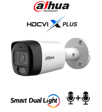 DH-HAC-HFW1801RMN-IL-T | DAHUA - Cámara Bullet 4K/ HDCVI X PLUS/ Audio Bidireccional/ 106 Grados de Apertura