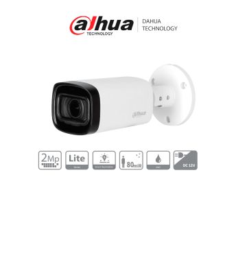 DH-HAC-HFW1200RN-Z-2712-S6 | DAHUA - Camara Bullet de 2 Megapixeles/ 1080p/ Lente Motorizado de 2.7 a 12 mm