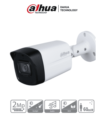 DH-HAC-HFW1231TLMN-I6-0280B | DAHUA - Camara Bullet de 2 Megapixeles/ Super Adapt/ Lente de 2.8 mm/ 107 Grados de Apertura