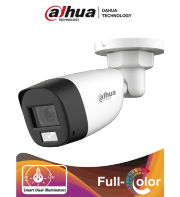 DH-HAC-HFW1500CLN-IL-A | DAHUA - Camara Bullet de 5 Megapixeles/ Iluminación Dual Inteligente + FullColor/ Lente de 2.8mm