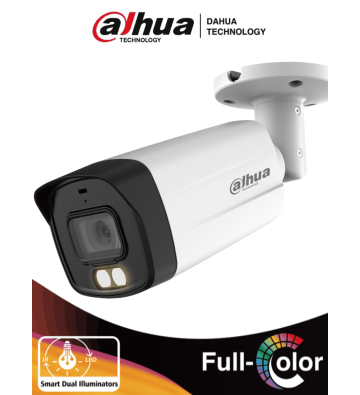 DH-HAC-HFW1509TMN-IL-A | DAHUA - Cámara Bullet de 5 MP con Iluminador Dual Inteligente y Full Color.